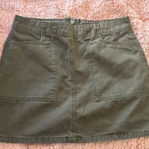 Forever 21 Olive Green mini Skirt